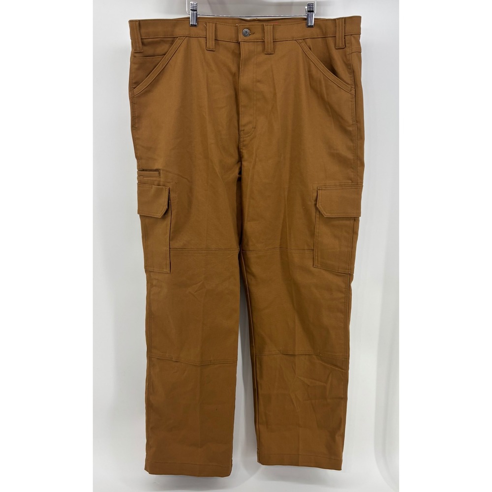 Dickies Flex Cargo Work Pants Men's 42x32 Relaxed Fit Duck Canvas